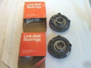 link-belt-fc3-u224n-set-of-2-flanged-ball-bearings-picture